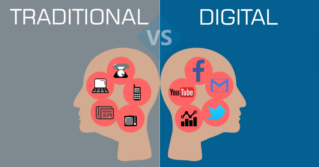 Digital Marketing vs. Physical Marketing